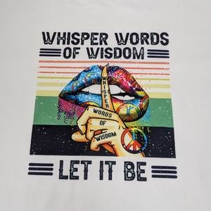 The Beatles Whisper Words Of Wisdom Let It Be Medium